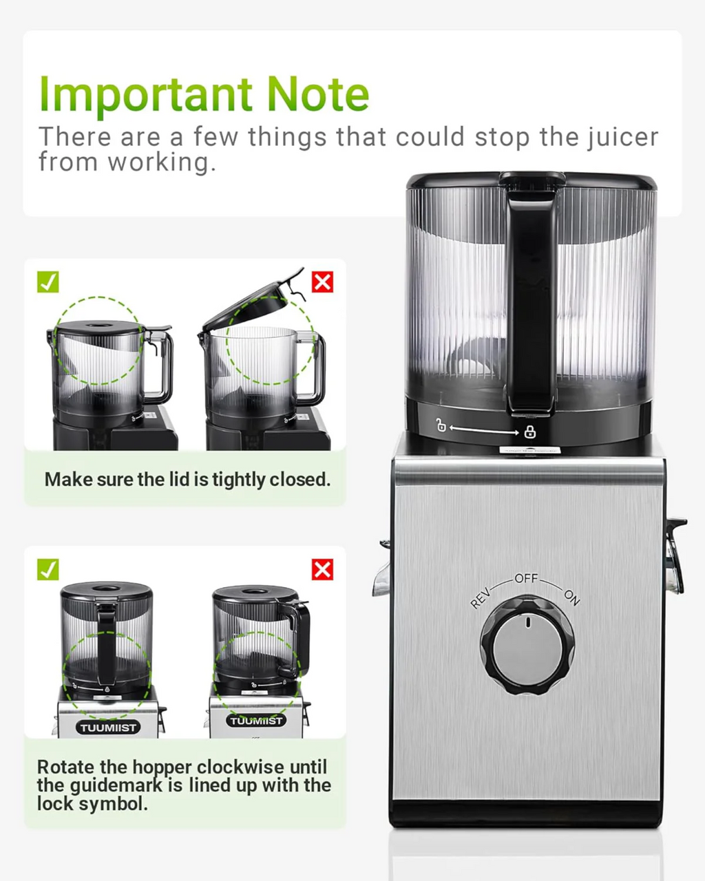 Fellnex - Cold Press Juicer Machine